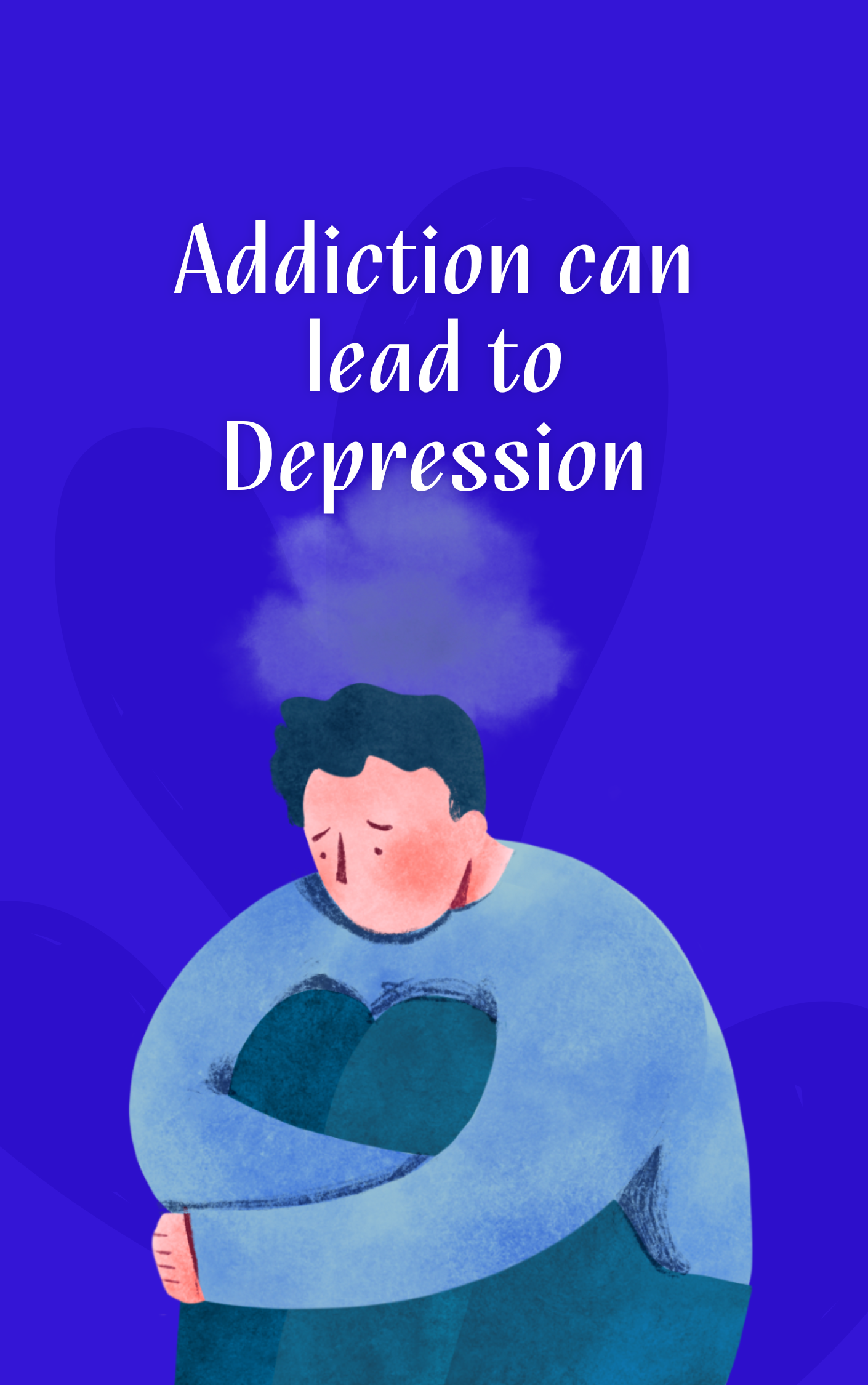 Addiction can lead or co exist with depression